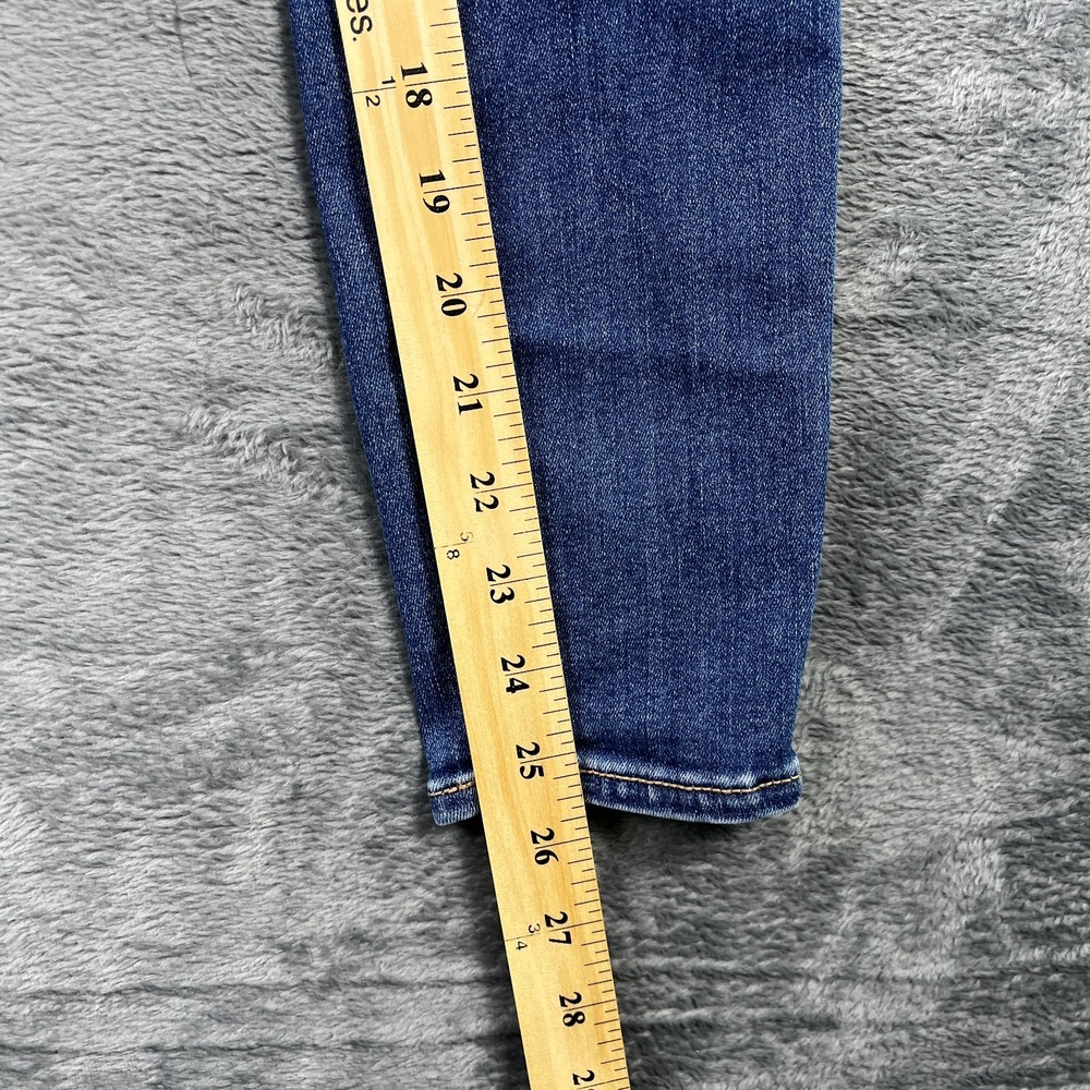 American Eagle Outfitters Skinny Jeans Womens 6S Blue Denim Next Level Stretch - Picture 6 of 6